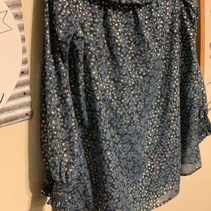 MK, off the shoulder blouse!